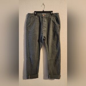 ONETEASPOON NWOT Men’s Mr. Relaxed Tall Olive Green Jeans size 32
